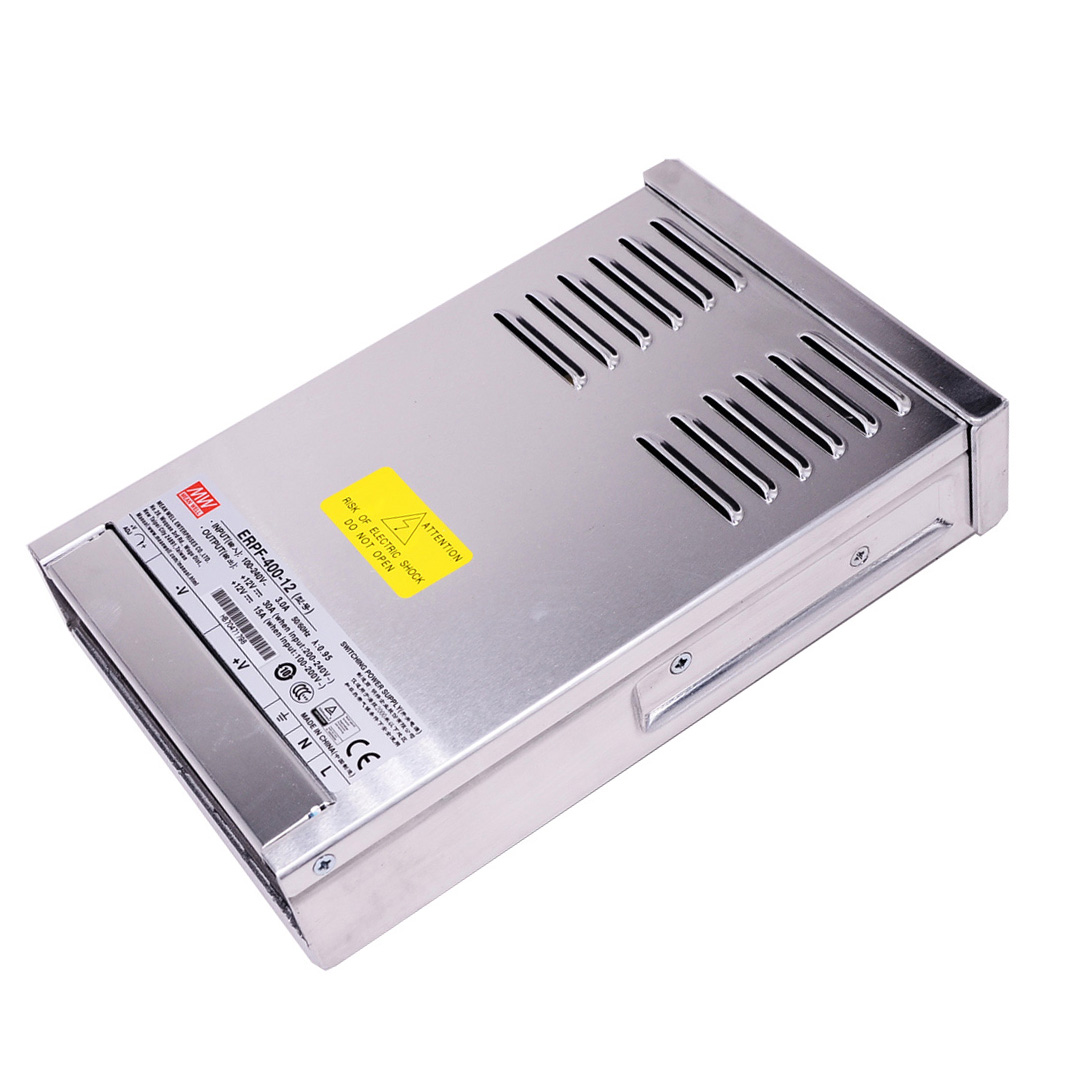 ERPF-400-12 Mean Well High-efficacy Rainproof Series DC12V 400Watt UL-Listed LED display Lighting Power Supply ERPF-400-12 Mean Well High-efficacy Rainproof Series DC12V 400Watt UL-Listed LED display Lighting Power Supply